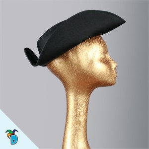 Sombrero Pirata Tela Negro
